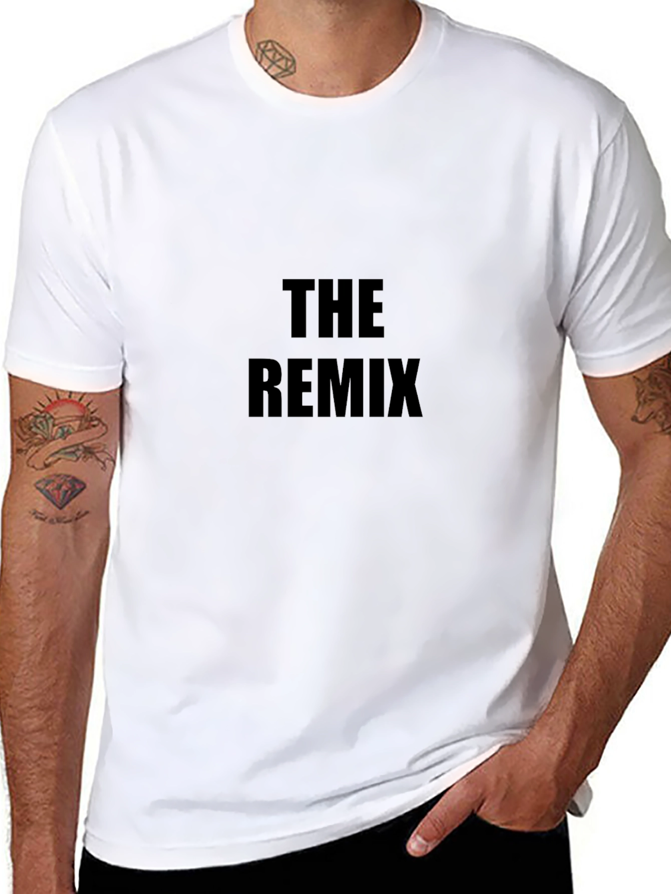 The Remix Black Graphic T-Shirt - Modern Streetwear