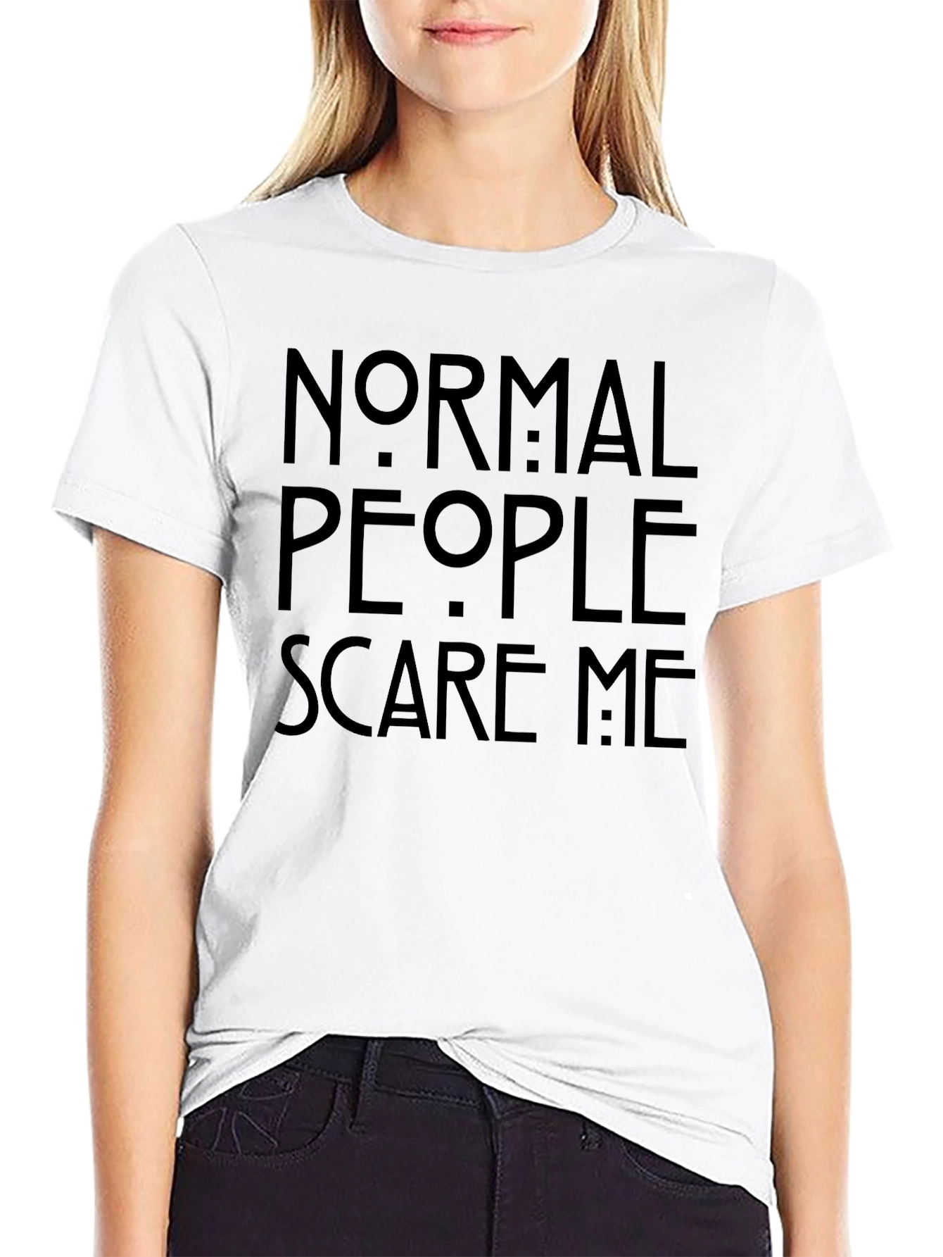 Normal People Scare Me Graphic Tee