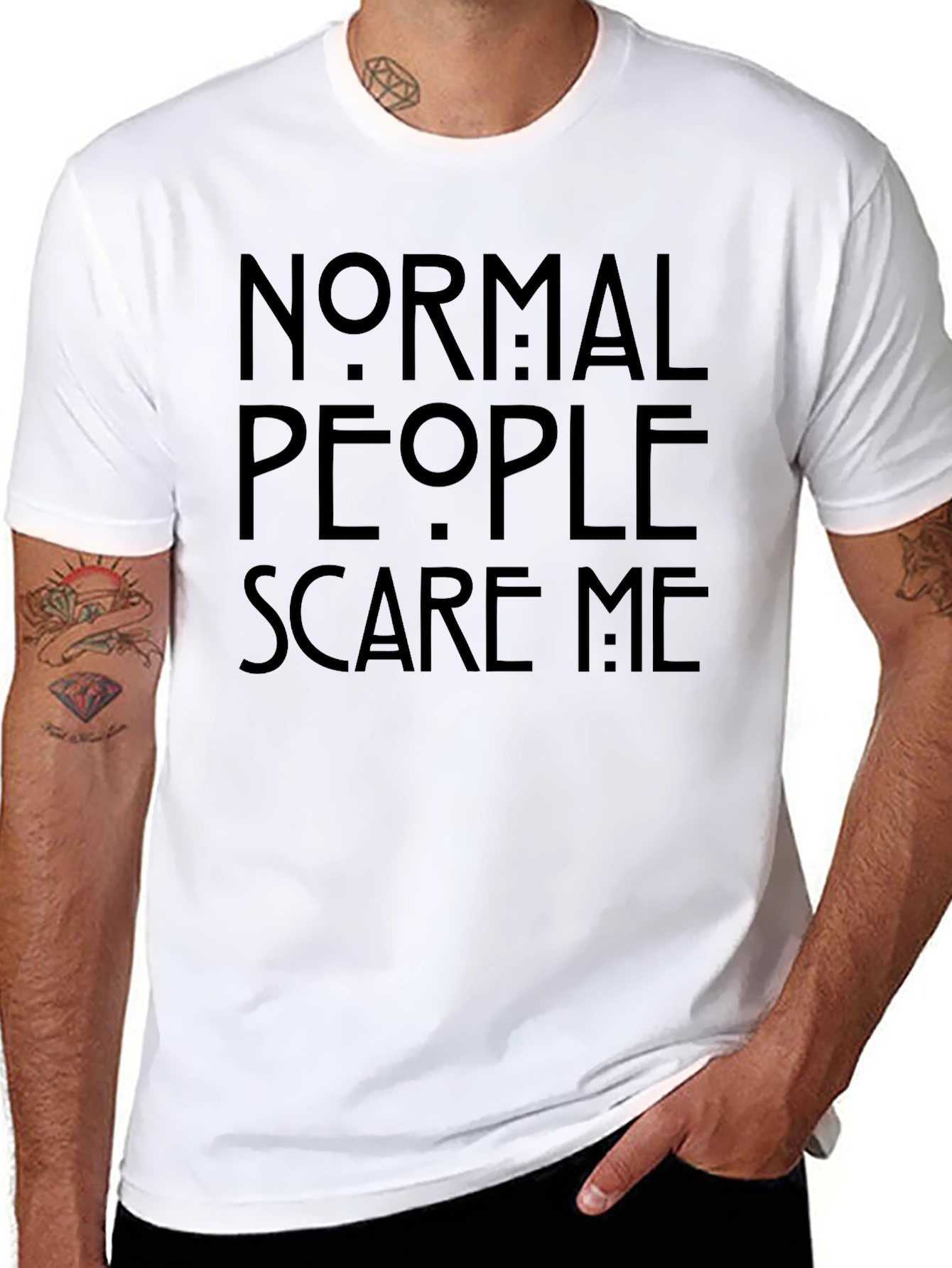 Normal People Scare Me Graphic Tee