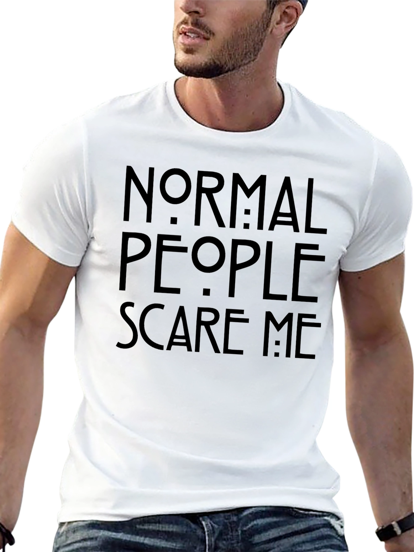 Normal People Scare Me Graphic Tee