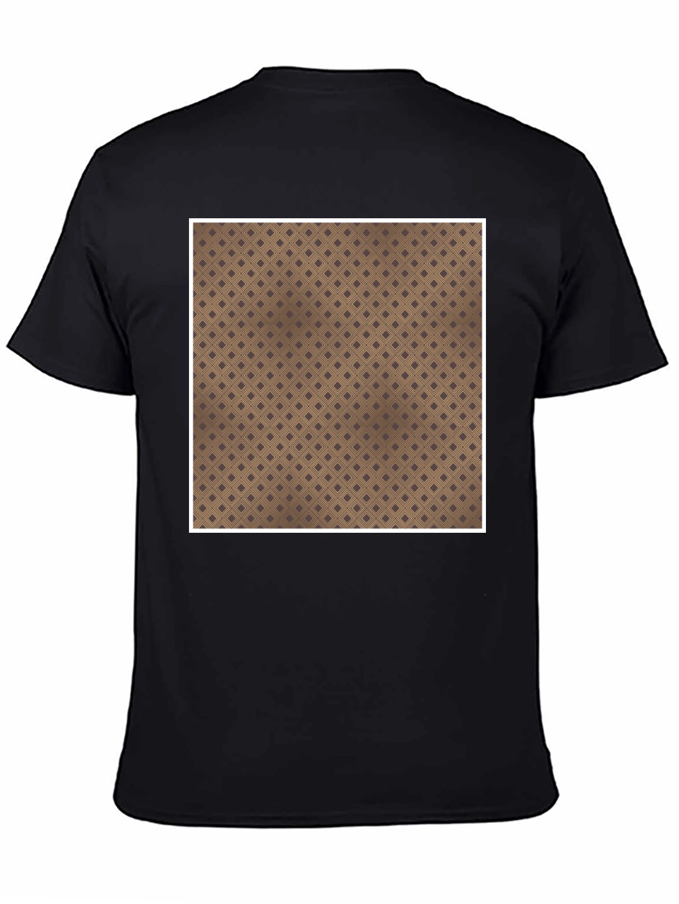 Patterned Square Tee - Unique Design Comfortable Fit