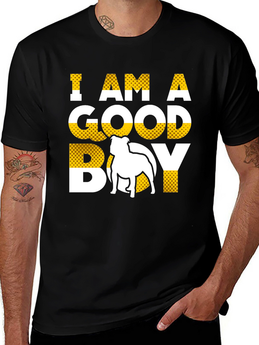 I Am A Good Boy Graphic Tee Bulldog Lover