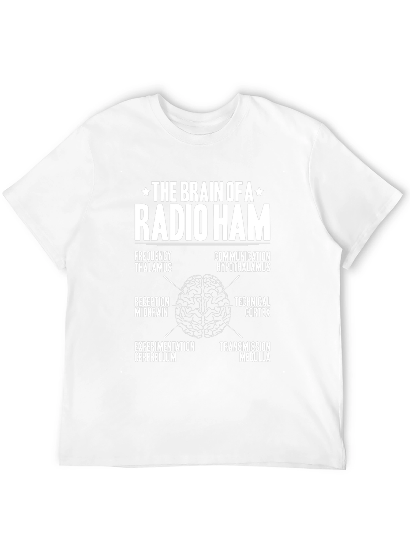 Radio Ham Brain Anatomy T-Shirt