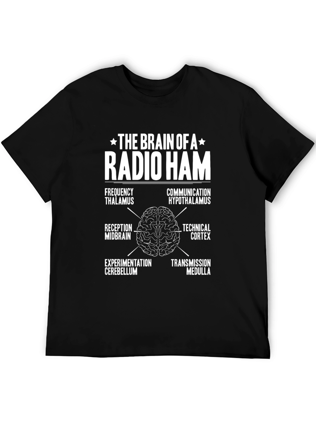 Radio Ham Brain Anatomy T-Shirt