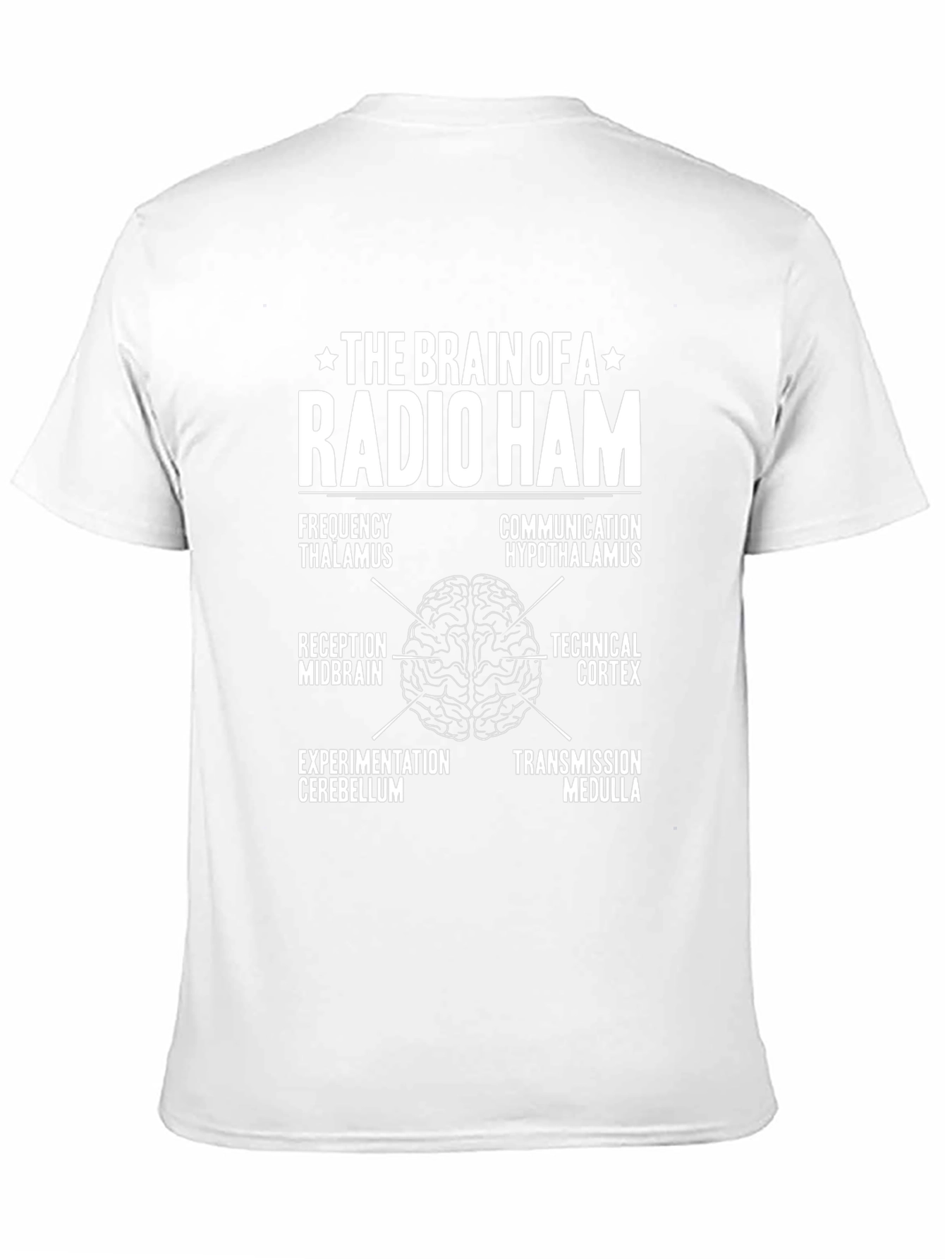 Radio Ham Brain Anatomy T-Shirt