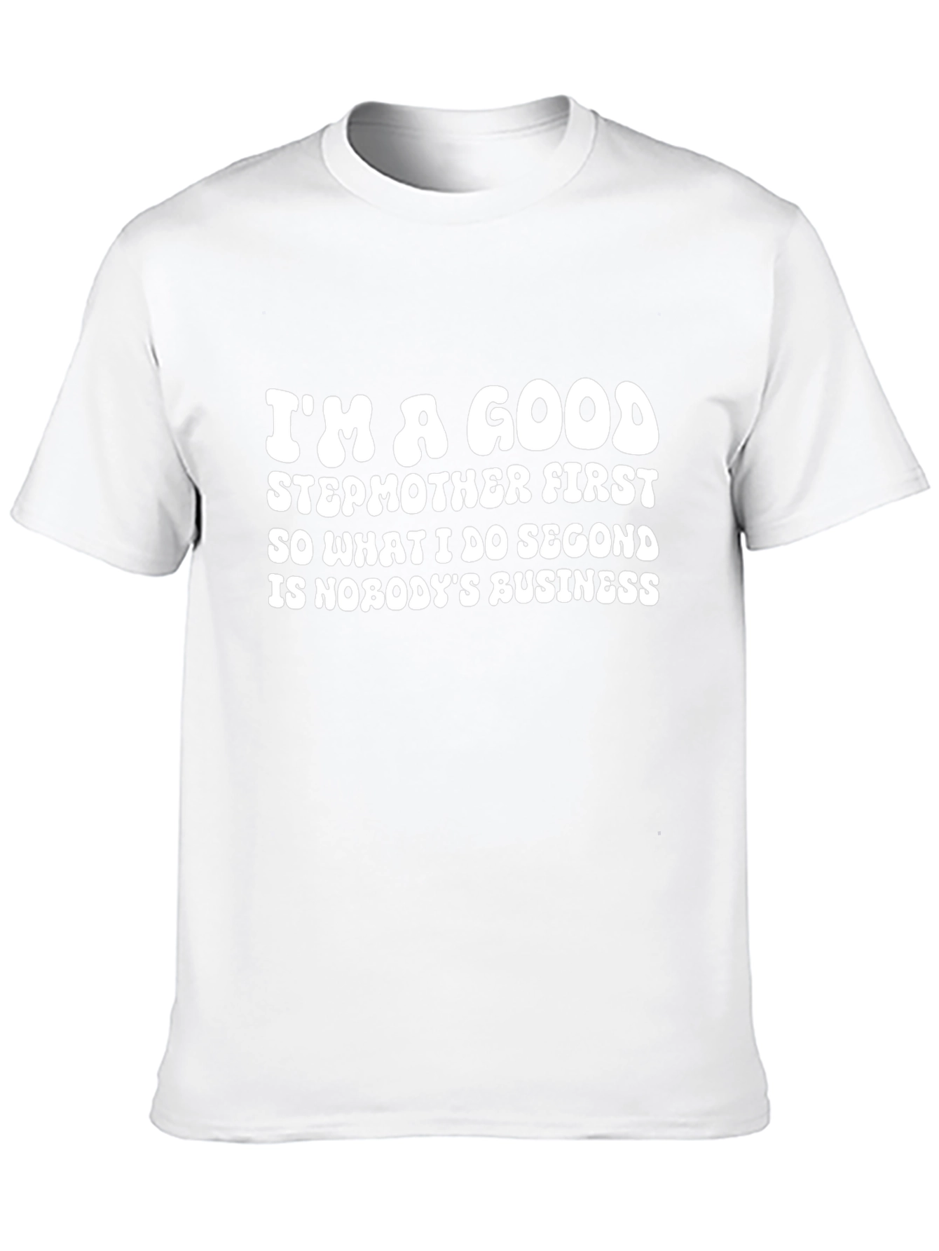 Good Stepmother Statement T-Shirt - Black