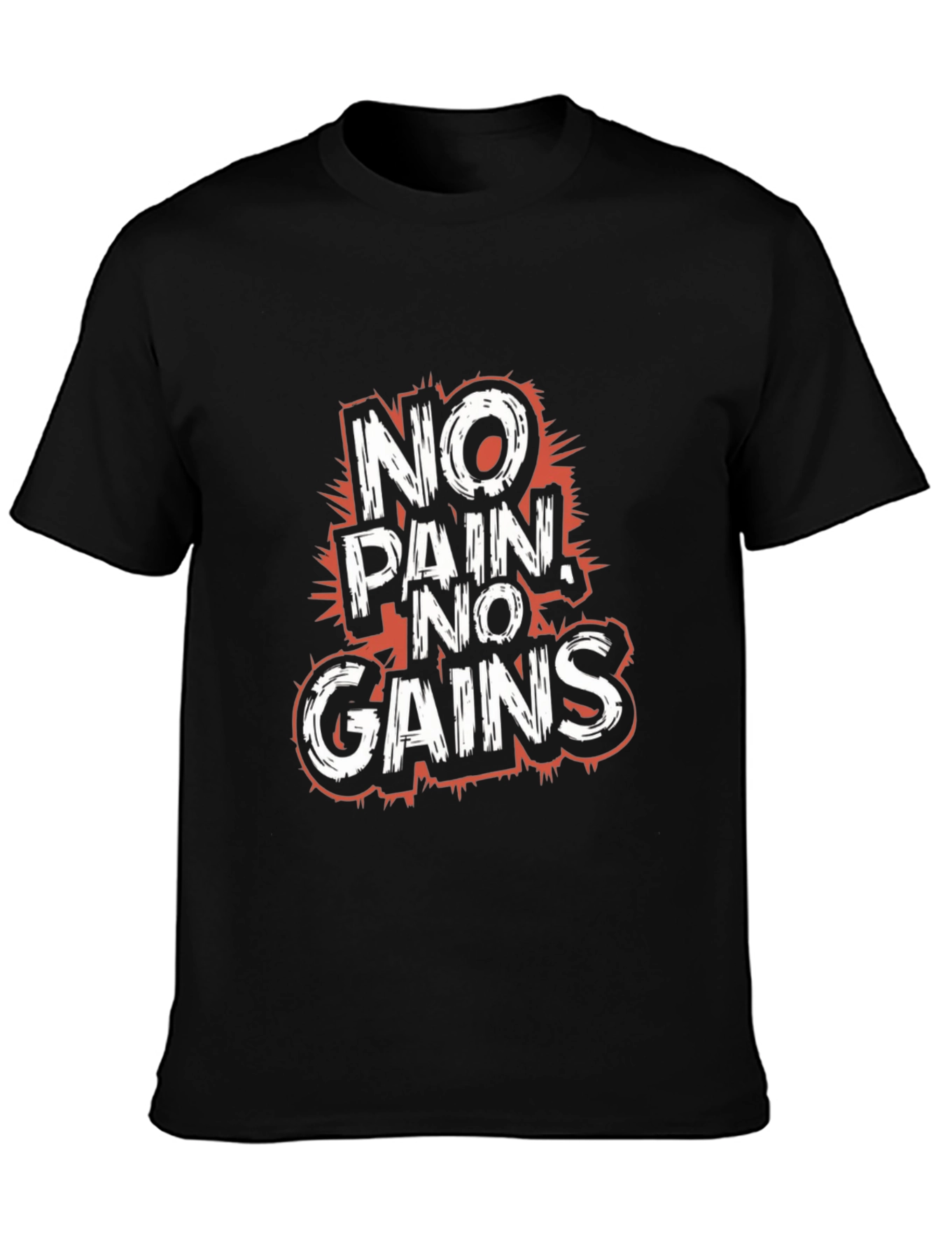No Pain No Gains Graphic T-Shirt
