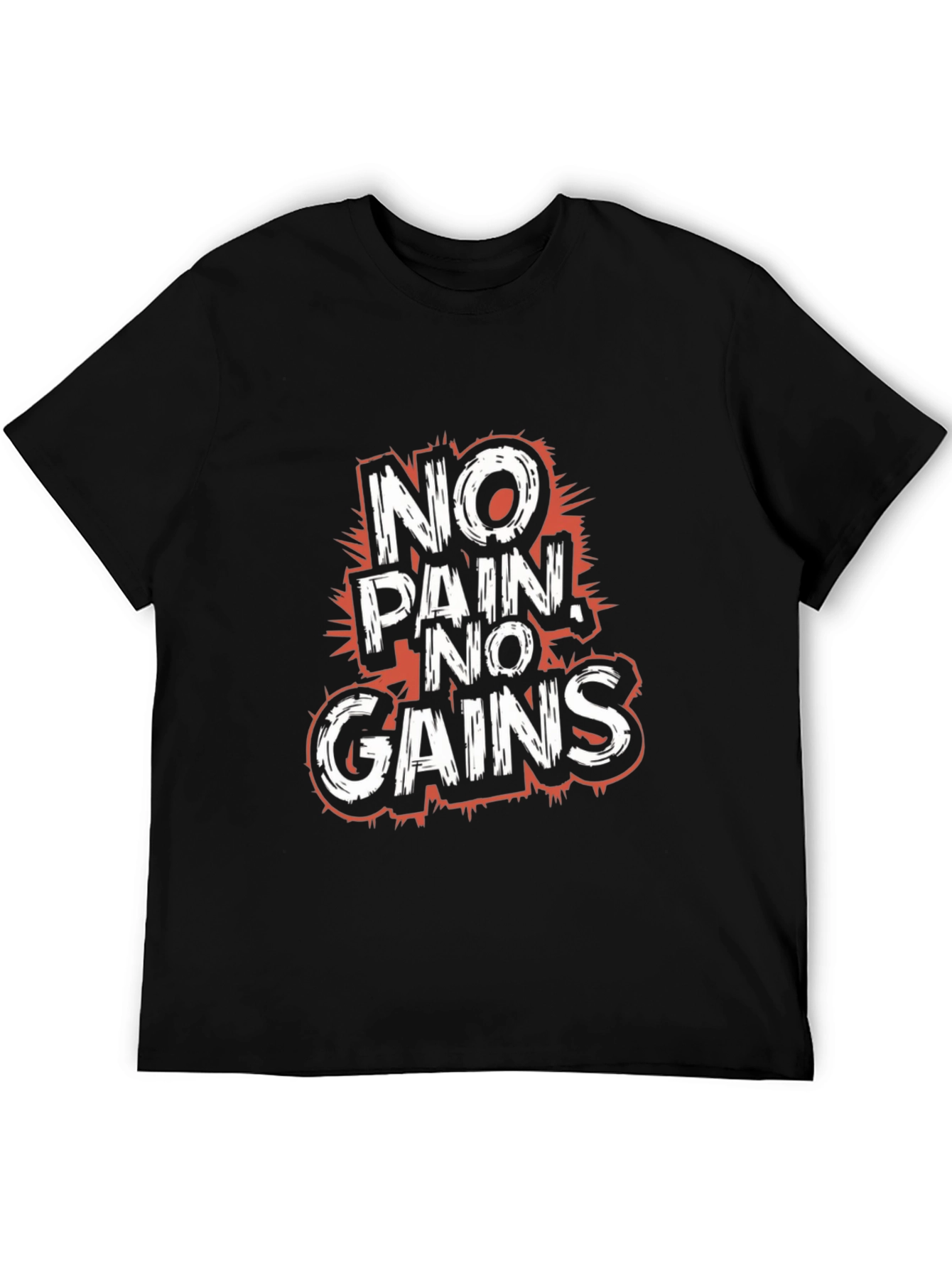 No Pain No Gains Graphic T-Shirt