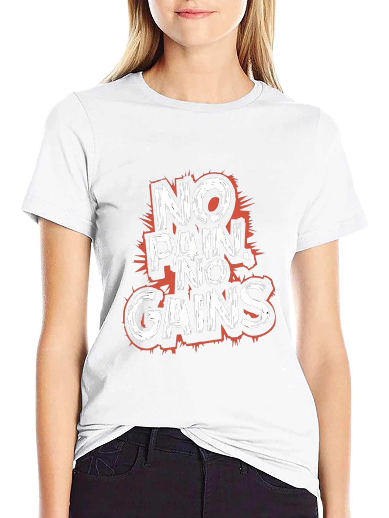 No Pain No Gains Graphic T-Shirt