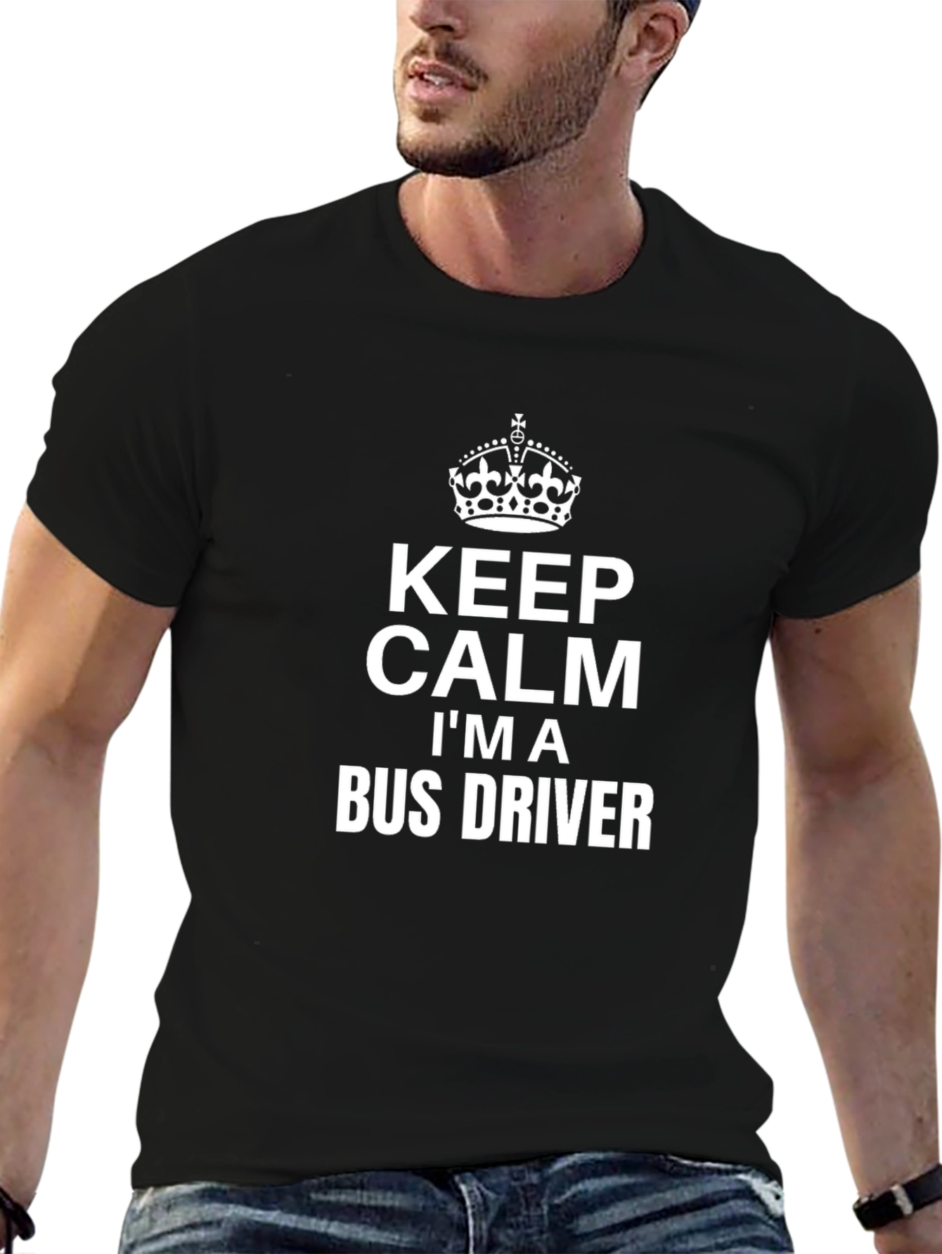 Keep Calm Bus Driver T-Shirt | Classic Graphic Tee