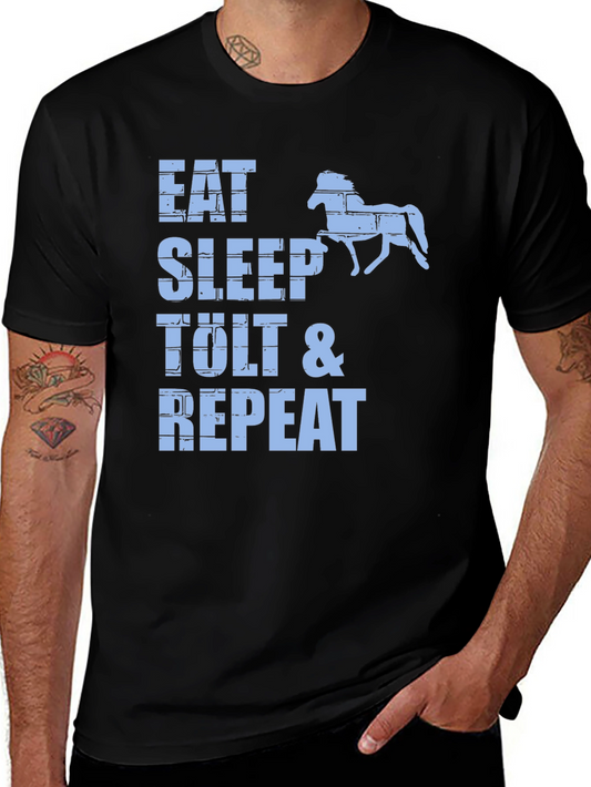 Eat Sleep Tolt & Repeat Black T-Shirt