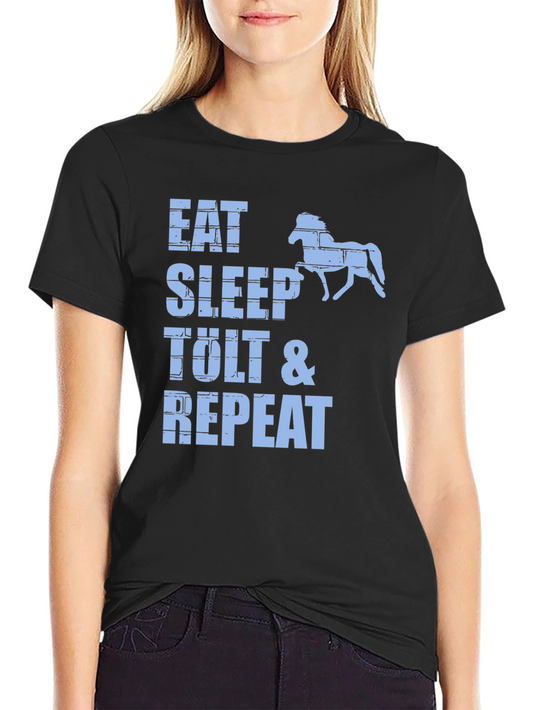 Eat Sleep Tolt & Repeat Black T-Shirt