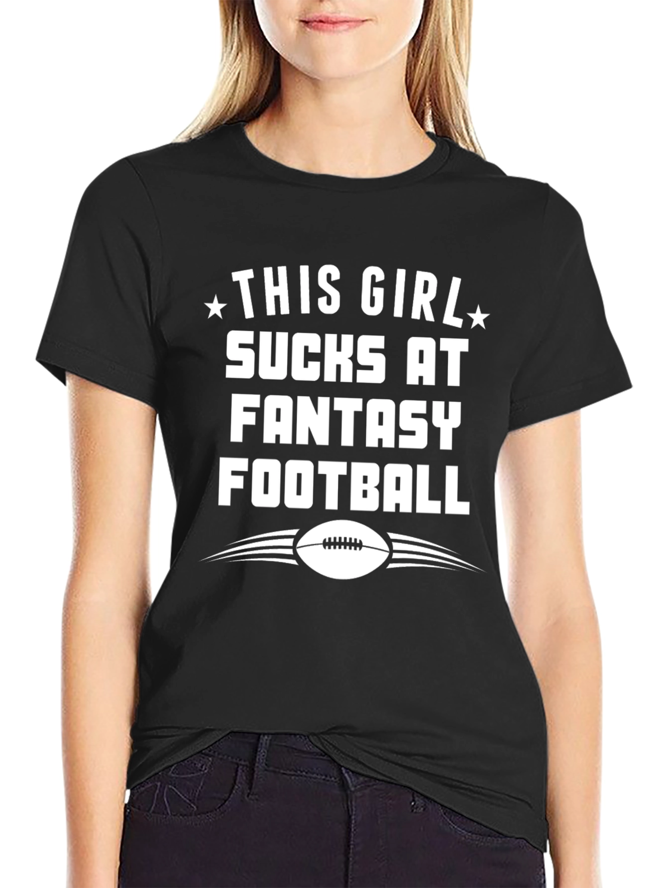 Fantasy Football Graphic Tee - Unisex Black T-Shirt