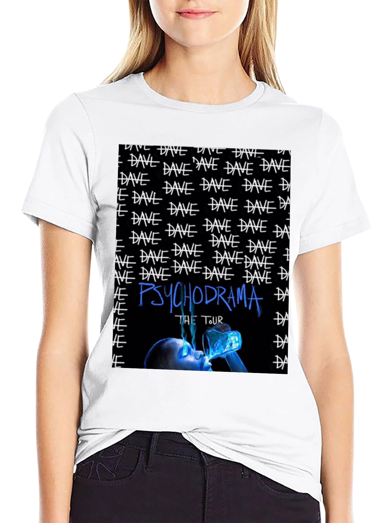 Dave Psychodrama Tour Black T-Shirt