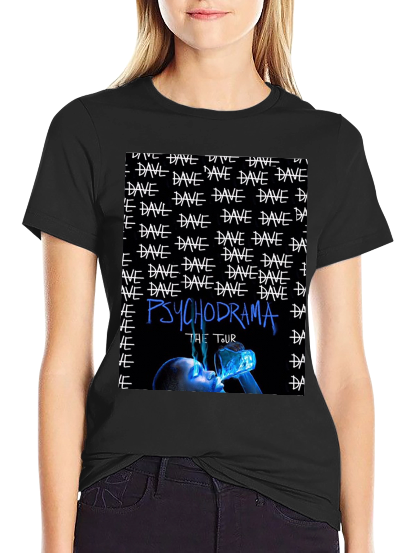 Dave Psychodrama Tour Black T-Shirt