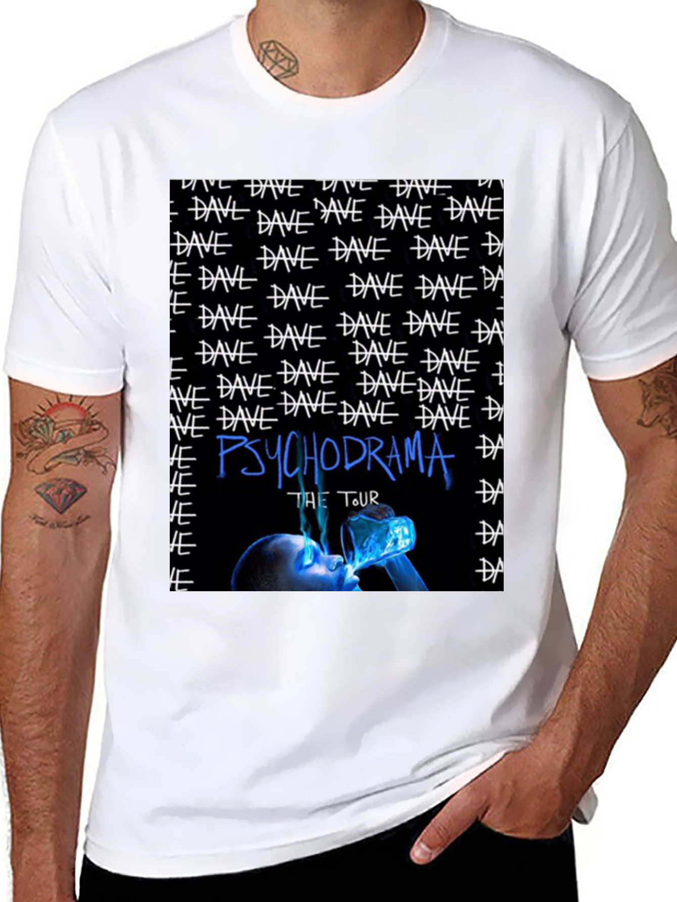 Dave Psychodrama Tour Black T-Shirt