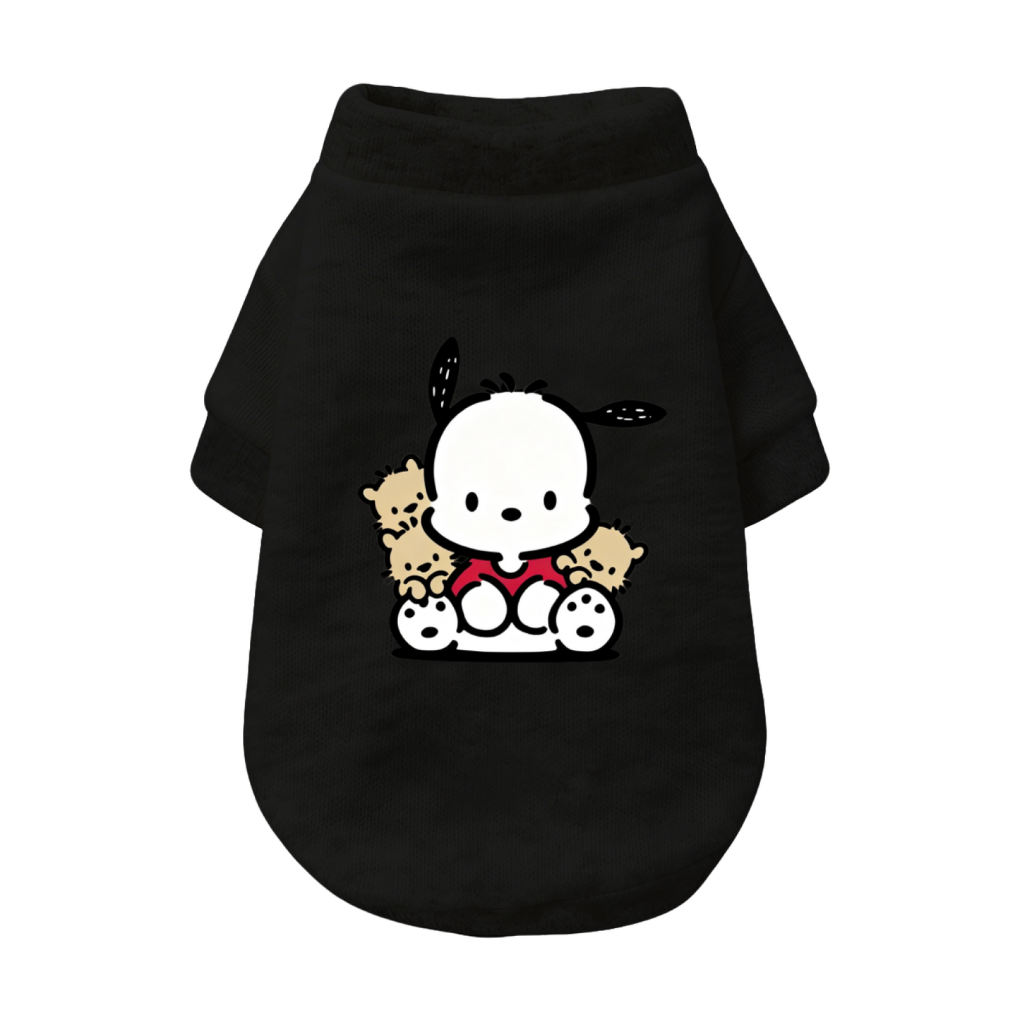 Pochacco Surrounded by Tiny Bears Pet Sweater, Super Kawaii Pet Outfit