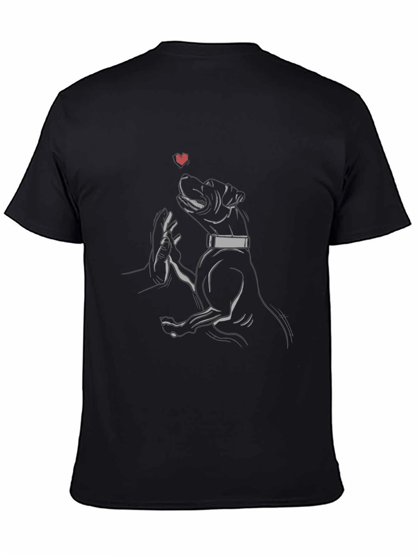 Dog Lover Graphic Tee - Mans Best Friend Shirt