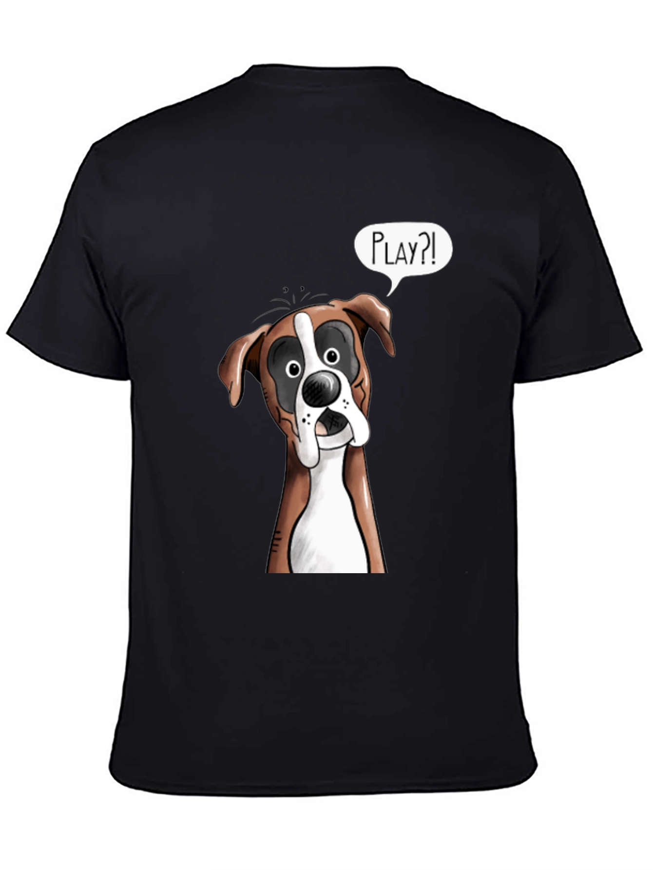 Playful Boxer Dog Graphic T-Shirt