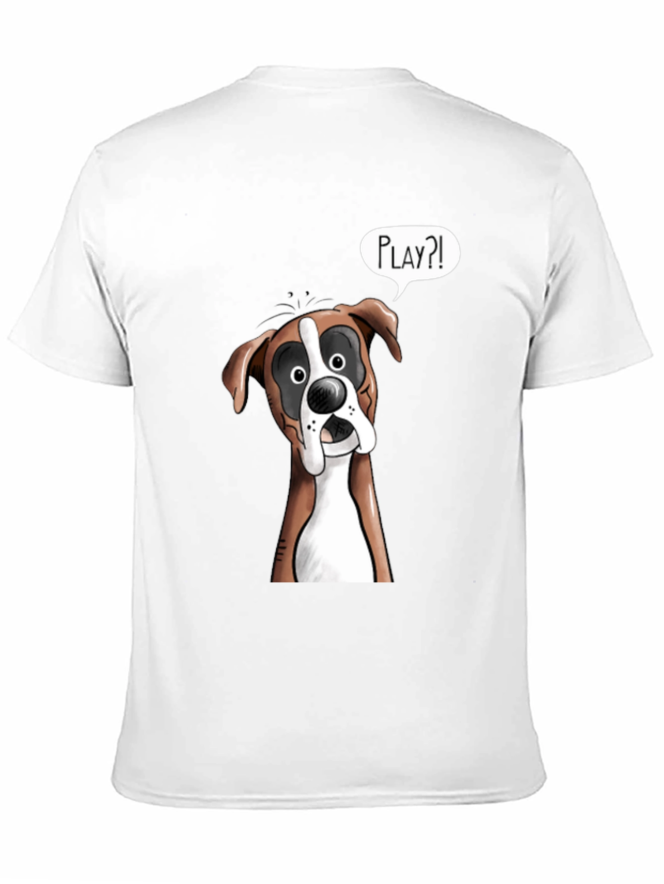Playful Boxer Dog Graphic T-Shirt