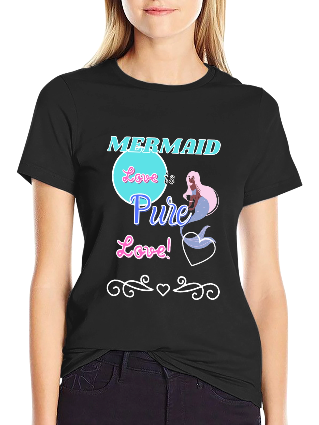 Mermaid Love is Pure Love Graphic Tee