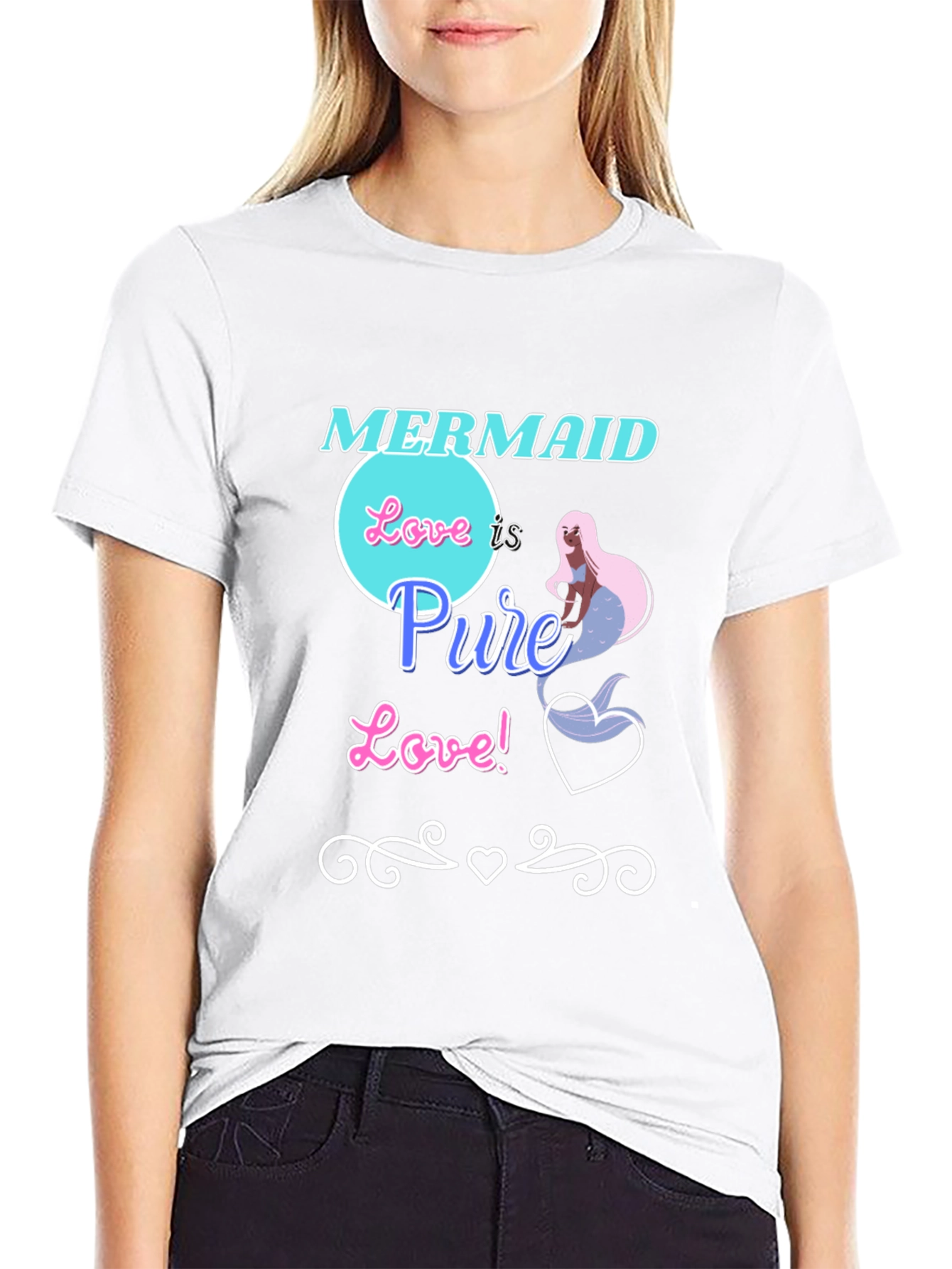Mermaid Love is Pure Love Graphic Tee