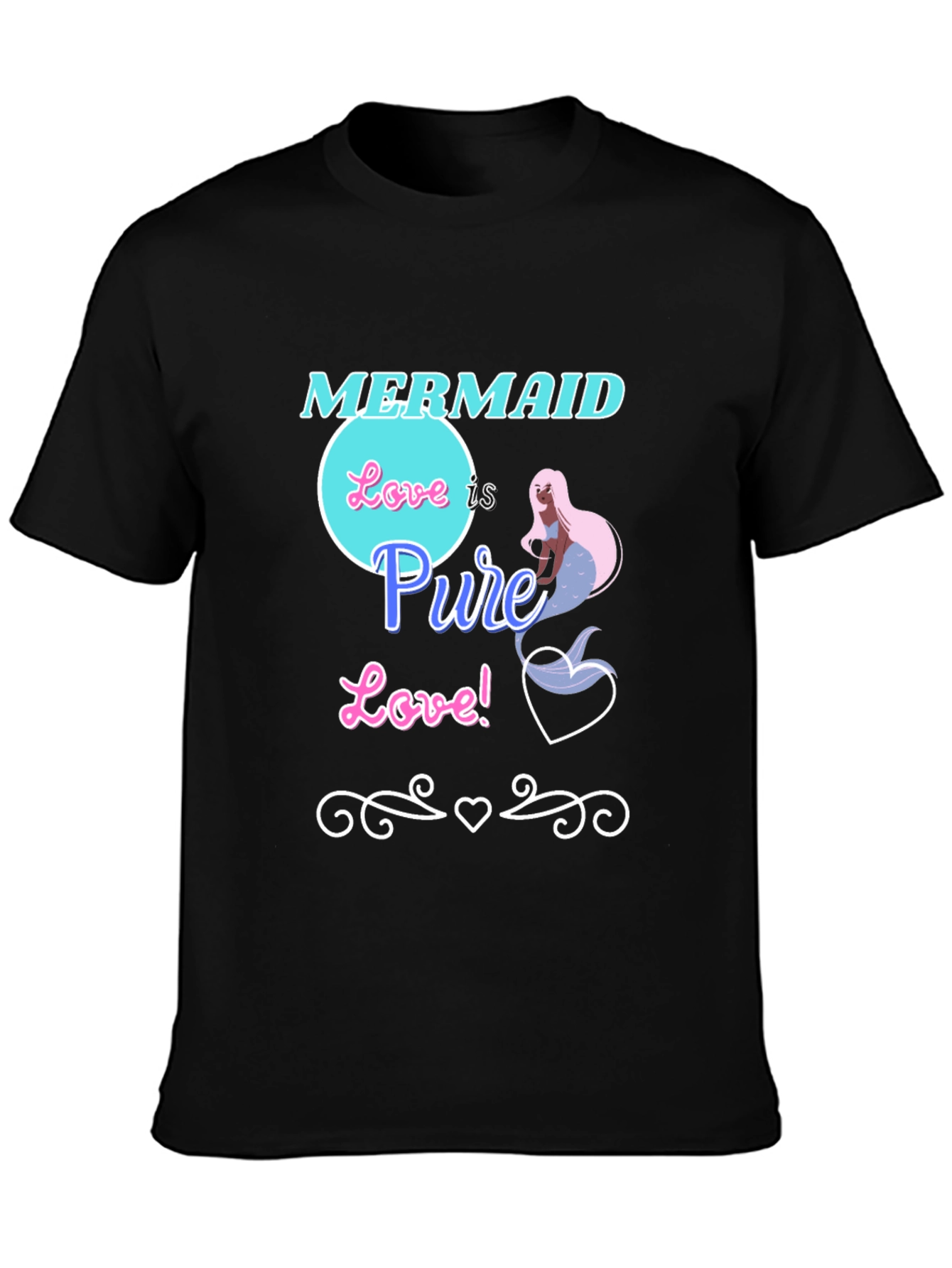 Mermaid Love is Pure Love Graphic Tee