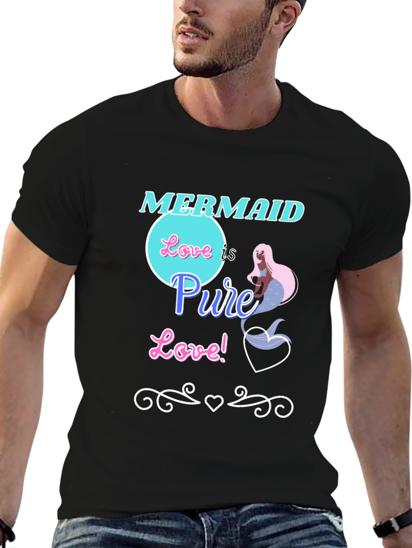 Mermaid Love is Pure Love Graphic Tee