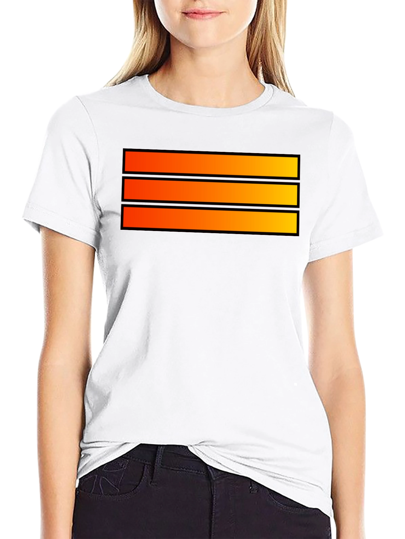 Striped Graphic Tee - Casual Style