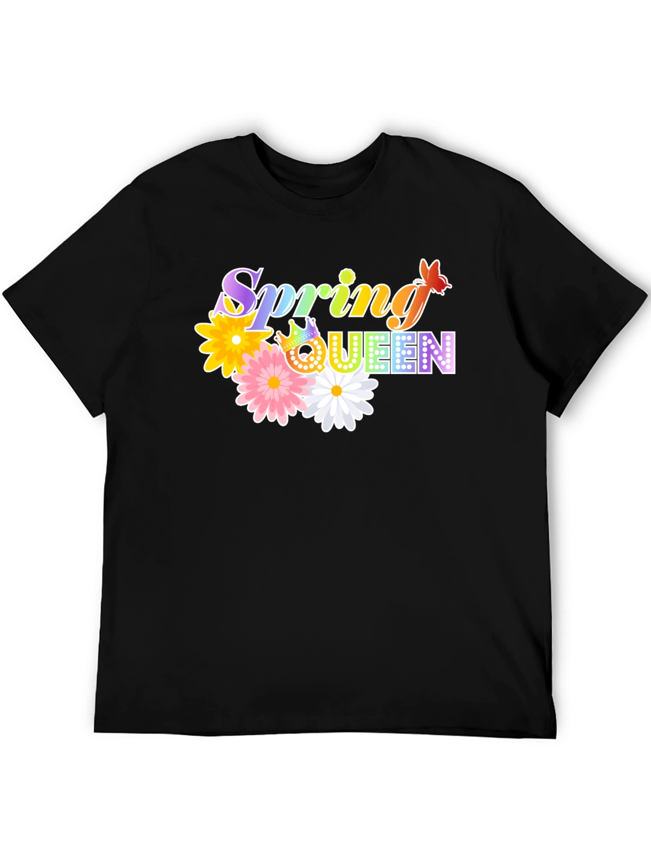 Spring Queen Graphic Tee - Floral & Fun
