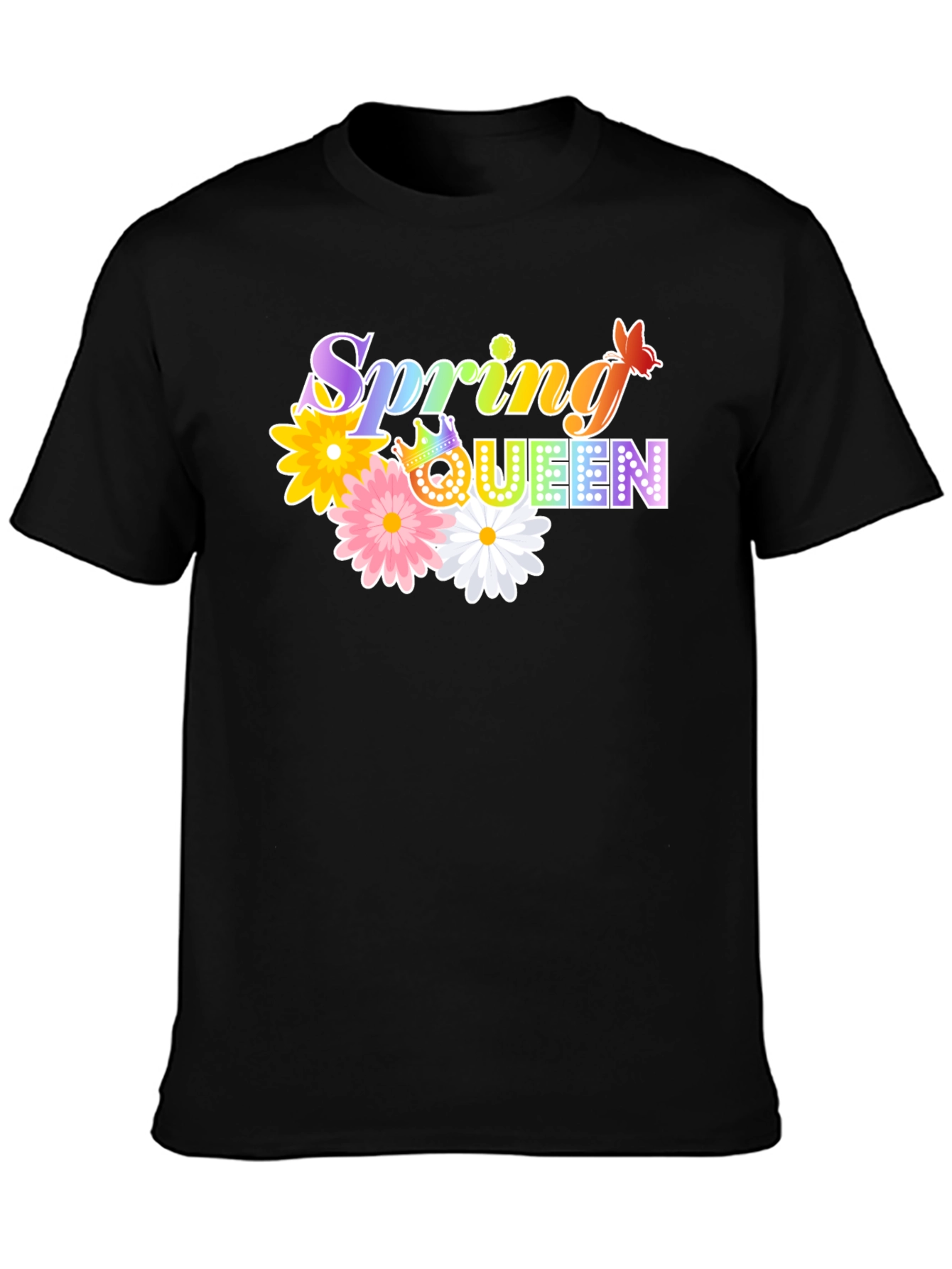 Spring Queen Graphic Tee - Floral & Fun