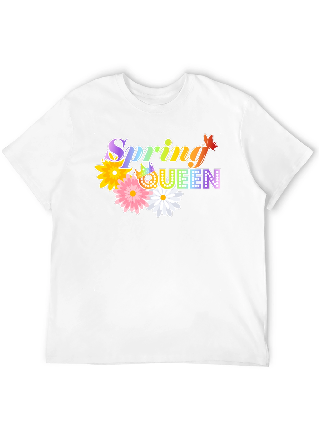 Spring Queen Graphic Tee - Floral & Fun