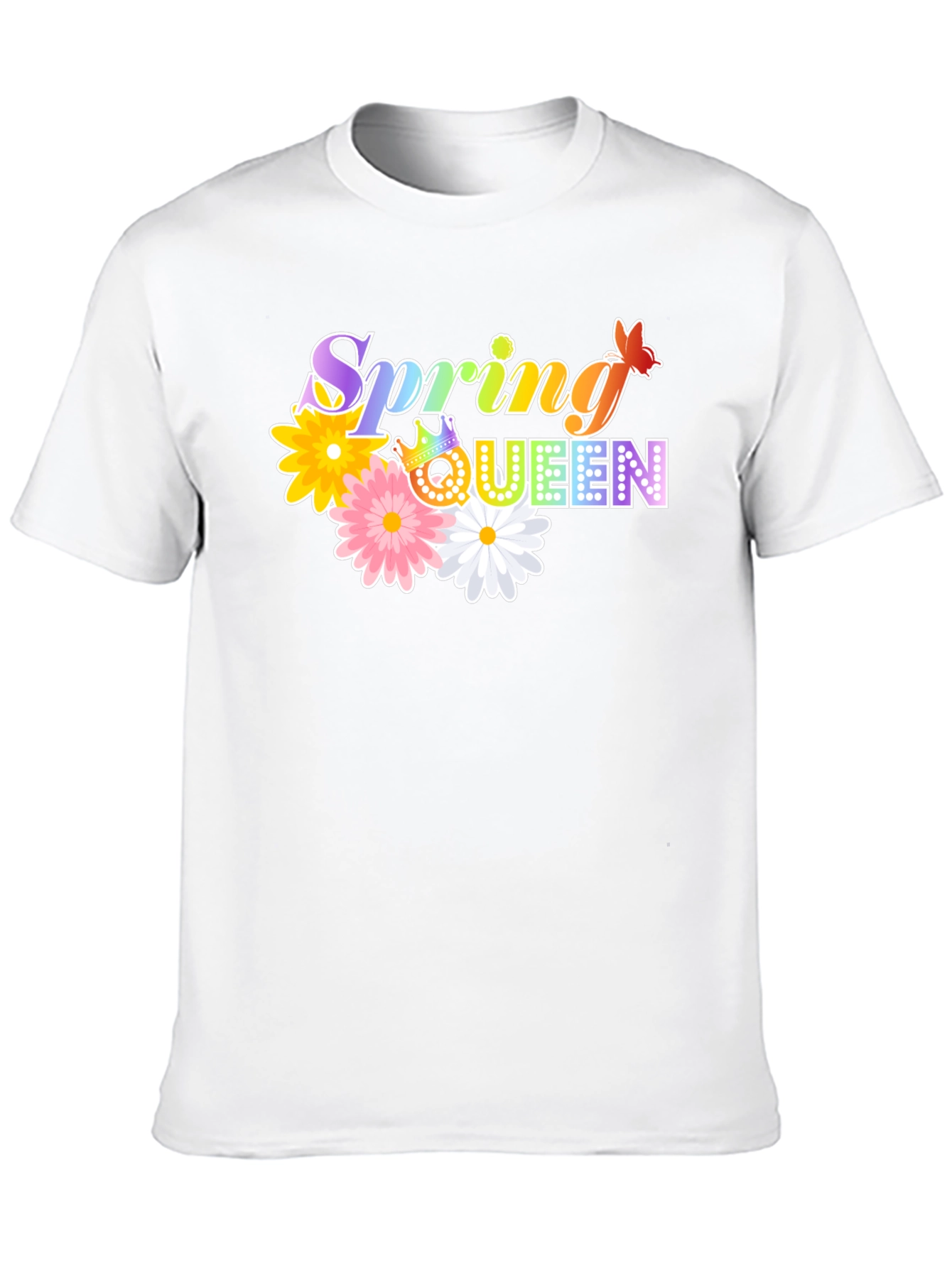 Spring Queen Graphic Tee - Floral & Fun