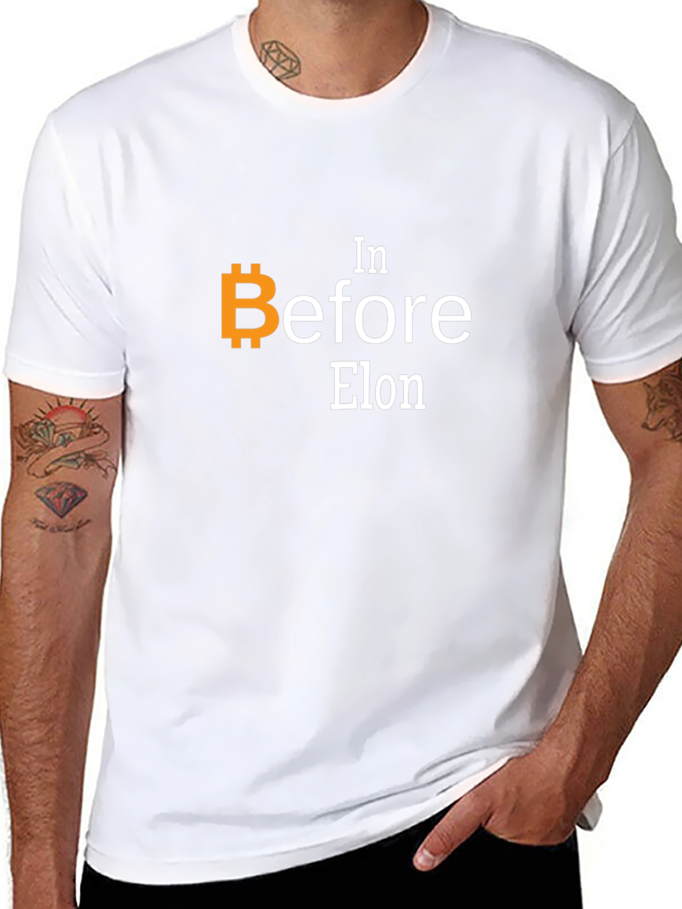 Bitcoin In Before Elon T-Shirt