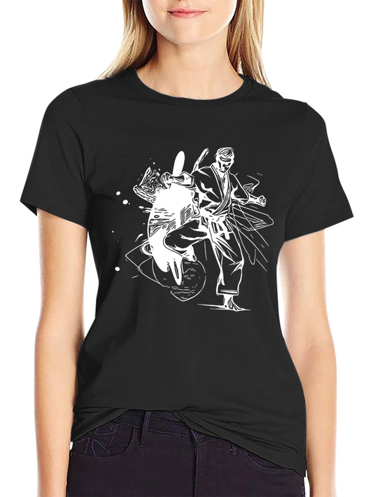 Karate Graphic T-Shirt - Black