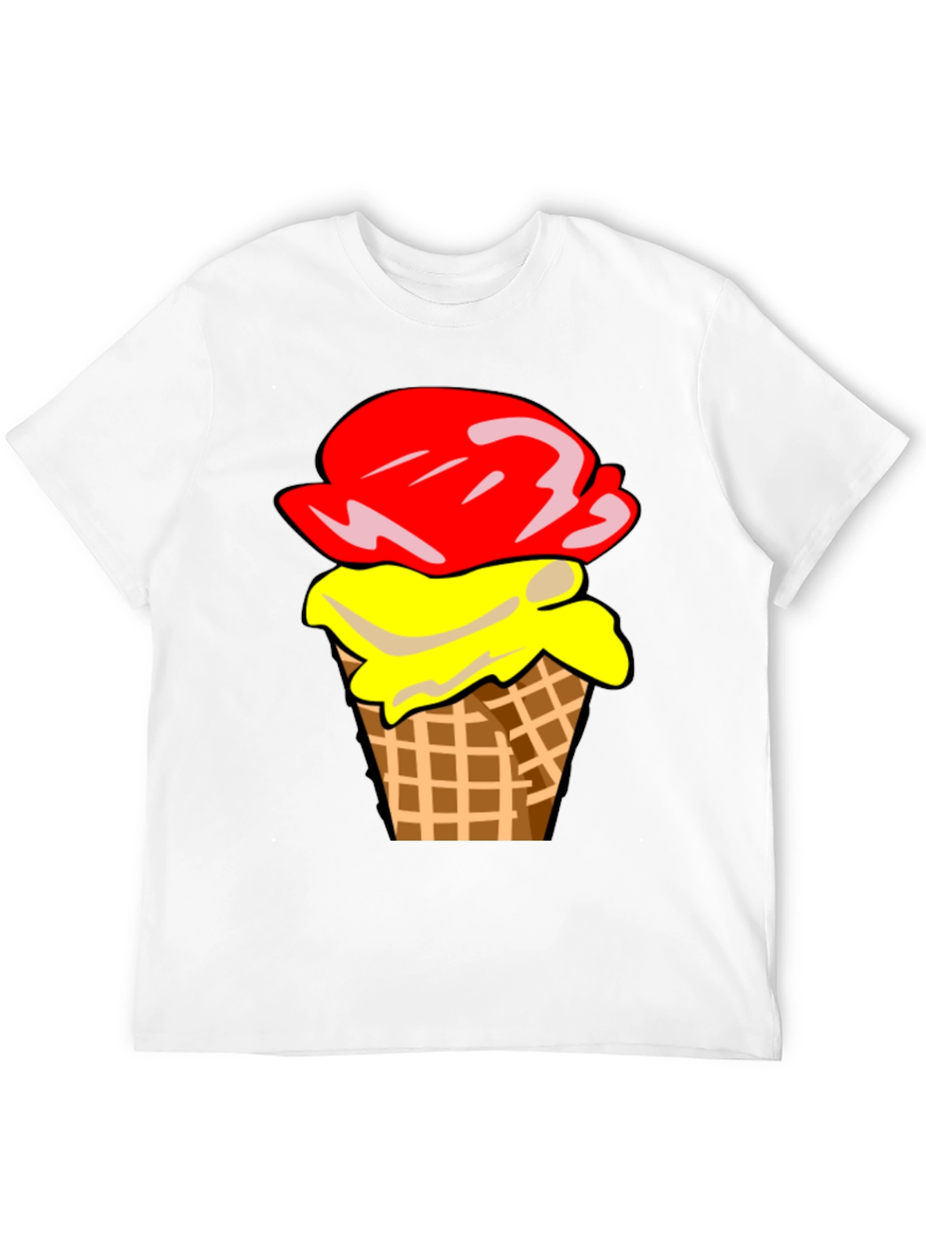 Ice Cream Cone Graphic T-Shirt