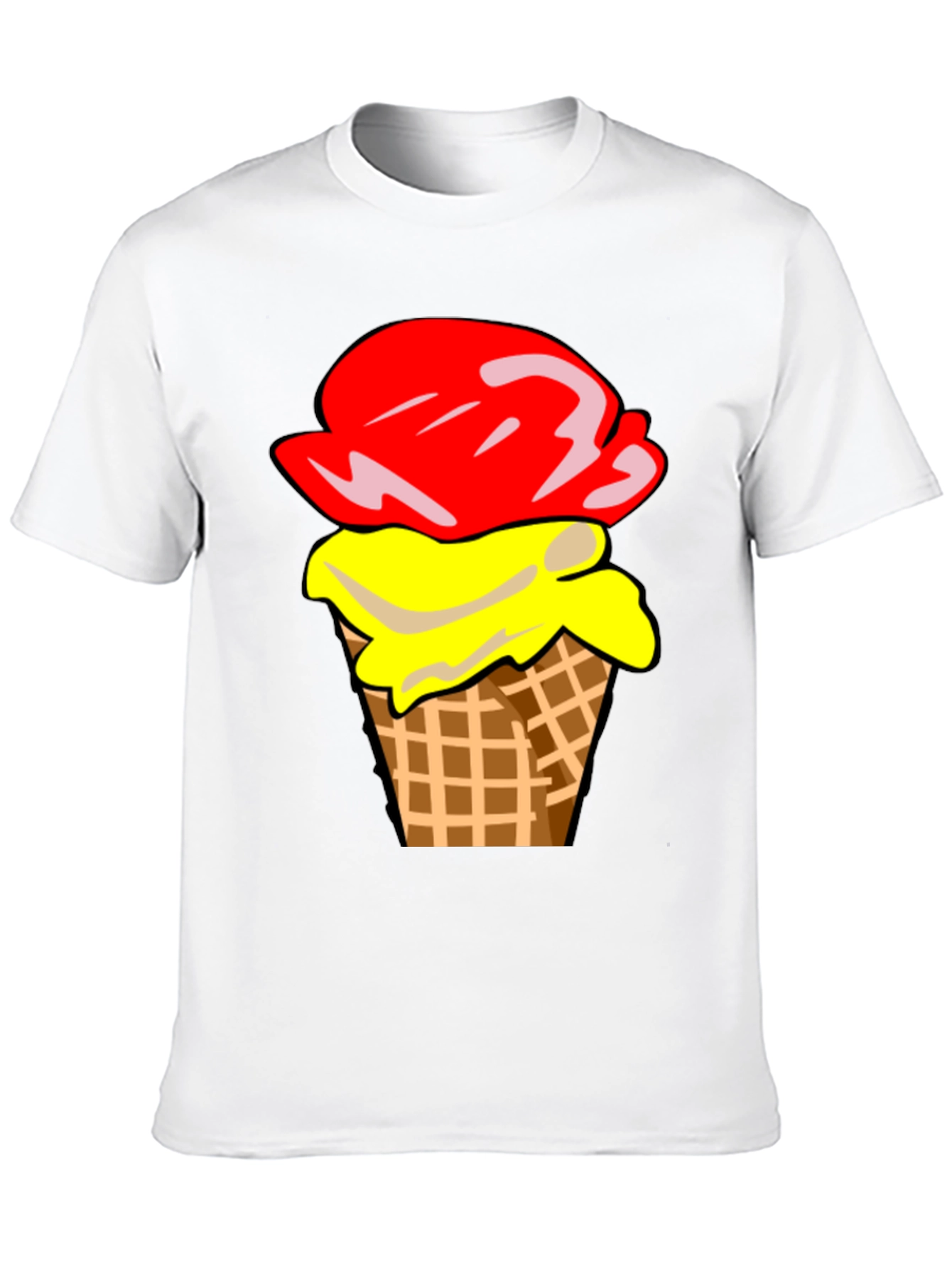 Ice Cream Cone Graphic T-Shirt