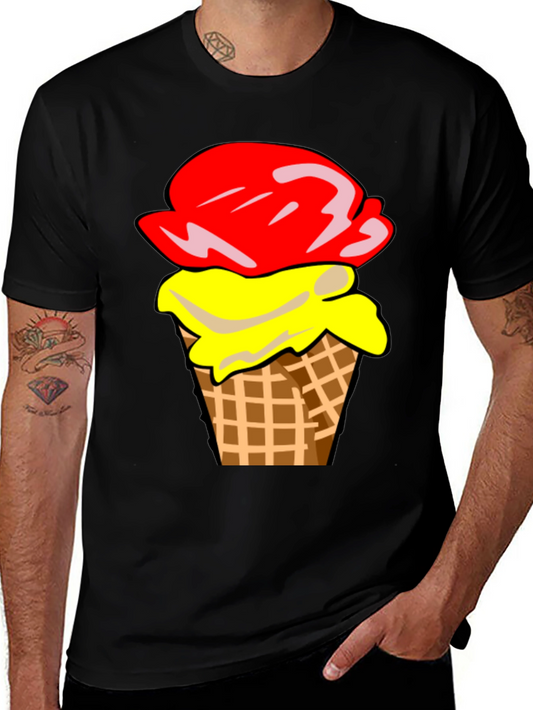 Ice Cream Cone Graphic T-Shirt