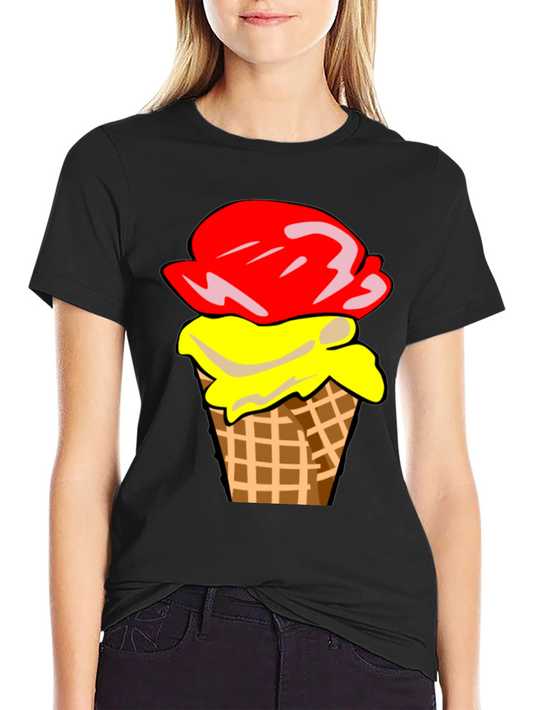 Ice Cream Cone Graphic T-Shirt