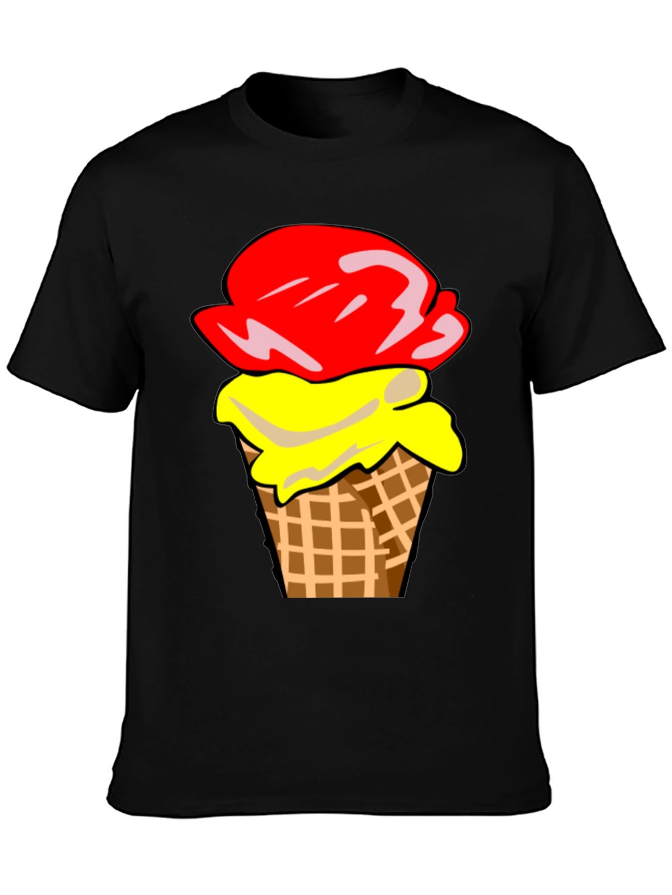 Ice Cream Cone Graphic T-Shirt