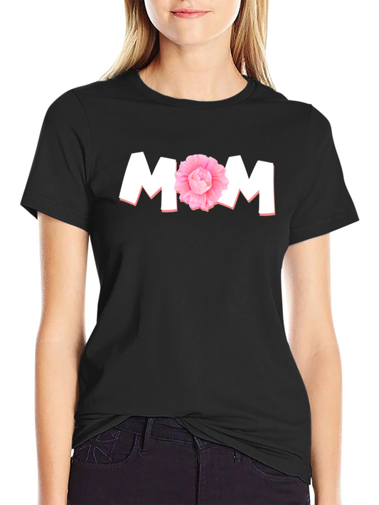 Floral MOM Graphic Tee - Mothers Day Gift