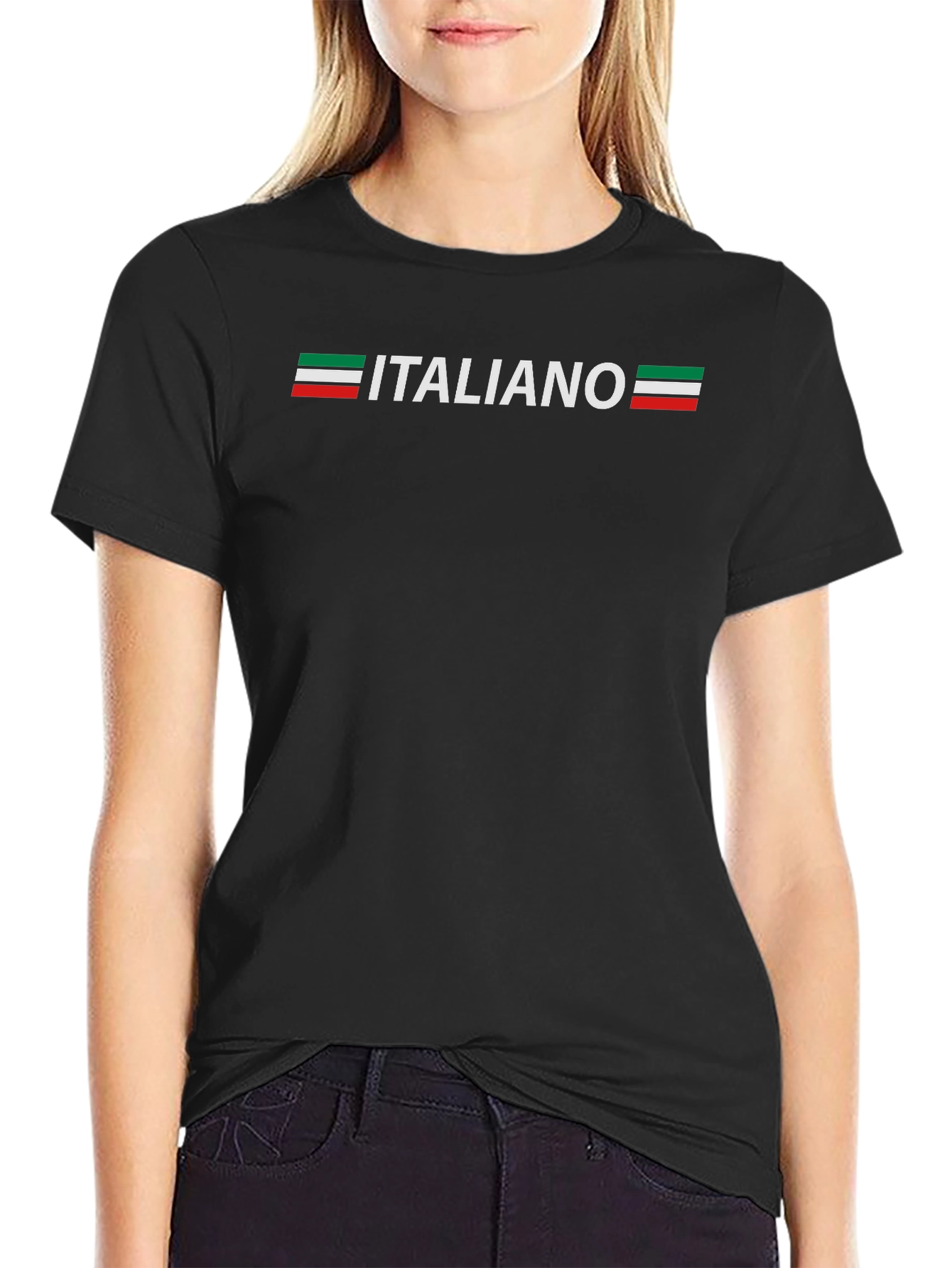 Italiano Graphic Tee - Black Italian Pride T-Shirt