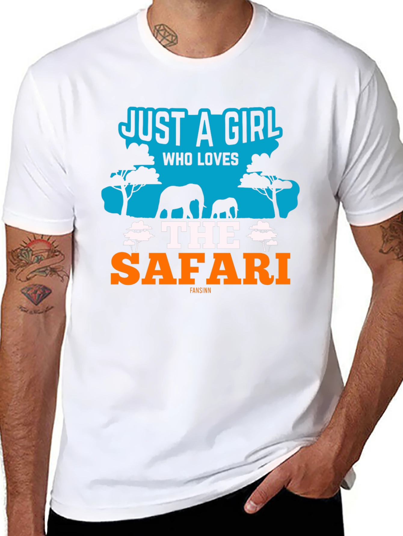 Just a Girl Who Loves The Safari T-Shirt