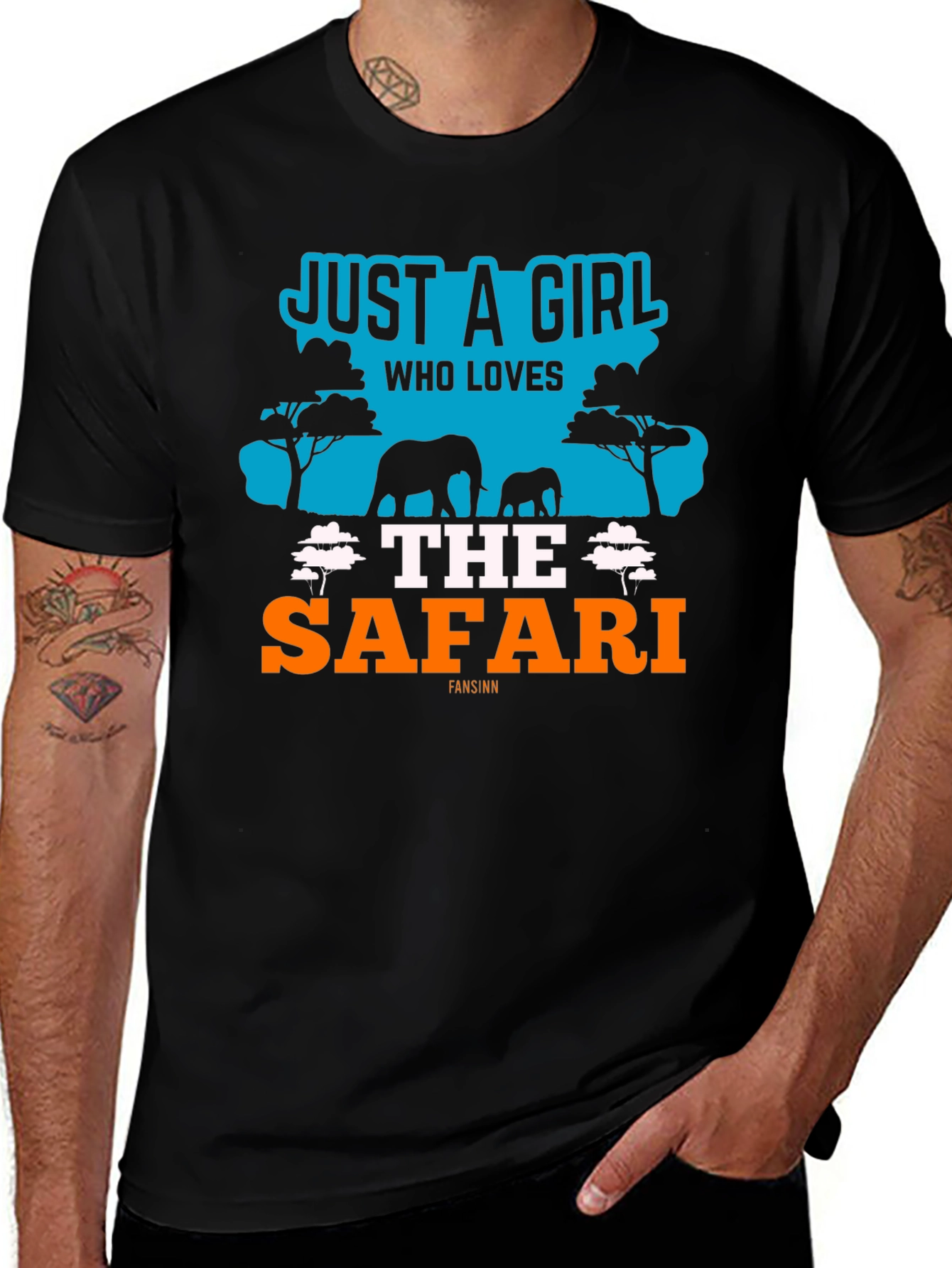 Just a Girl Who Loves The Safari T-Shirt