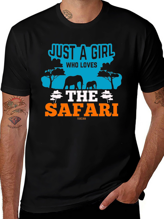 Just a Girl Who Loves The Safari T-Shirt