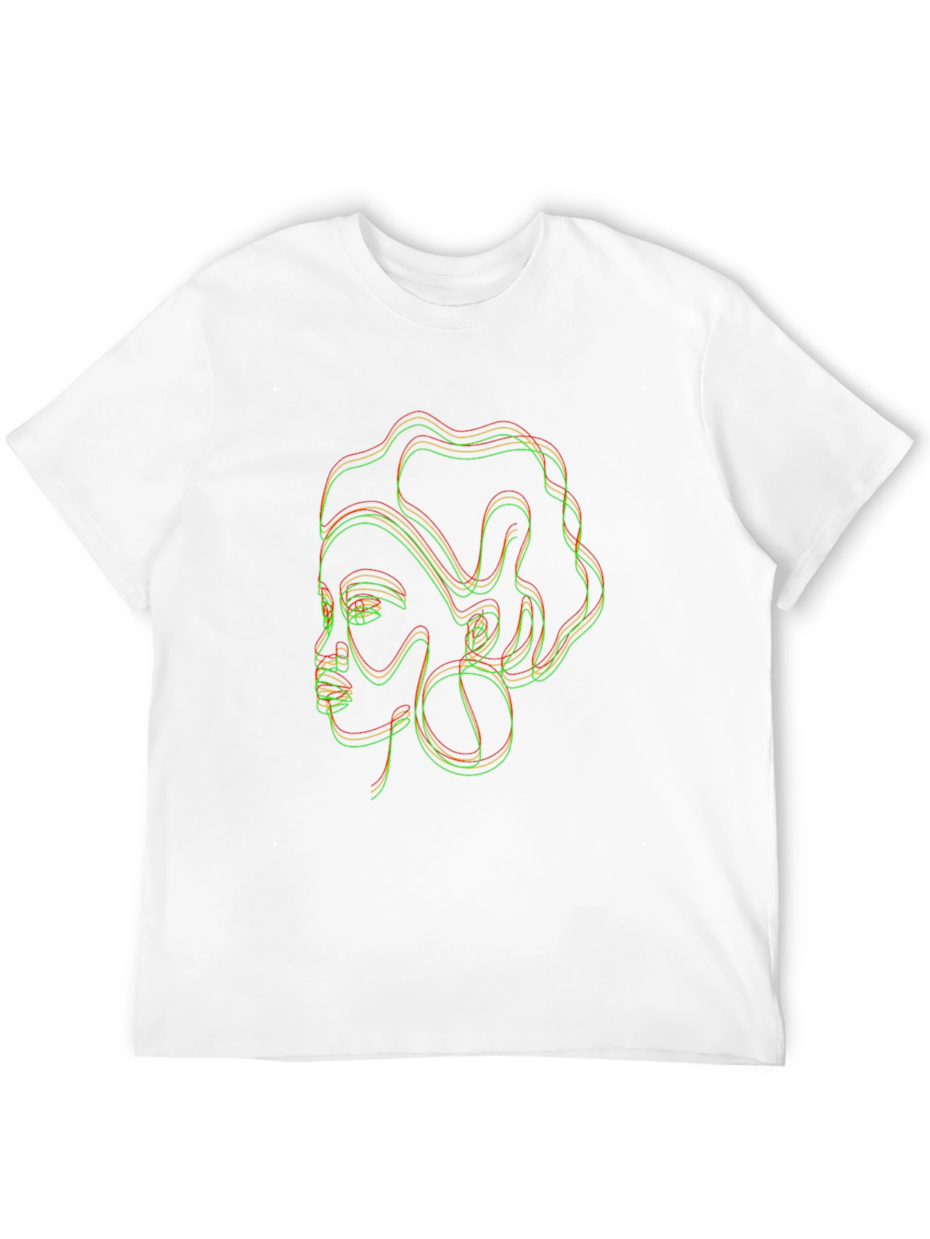 Abstract Woman Line Art Graphic Tee
