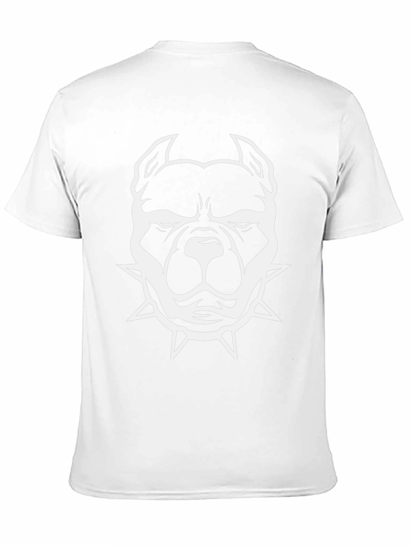 Mens Black T-shirt with Bulldog Graphic