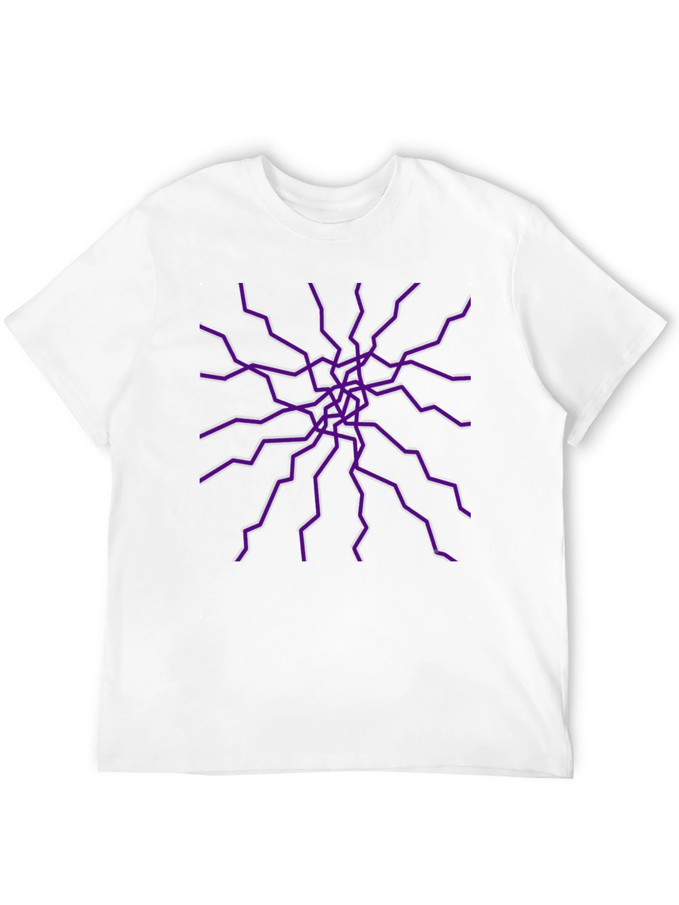 Electric Purple Burst Graphic Tee
