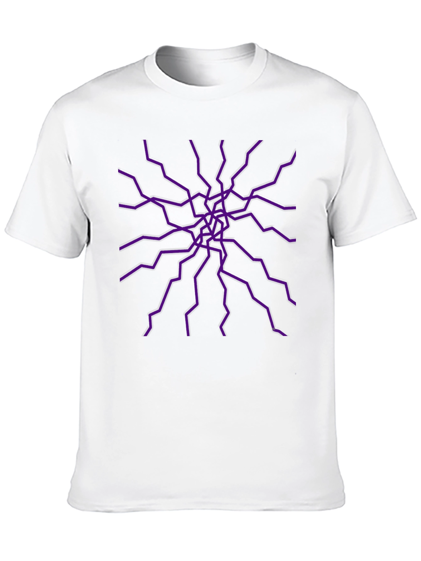 Electric Purple Burst Graphic Tee
