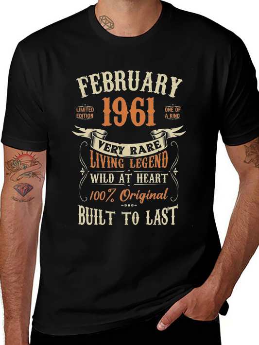 February 1961 Limited Edition Living Legend Graphic T-Shirt